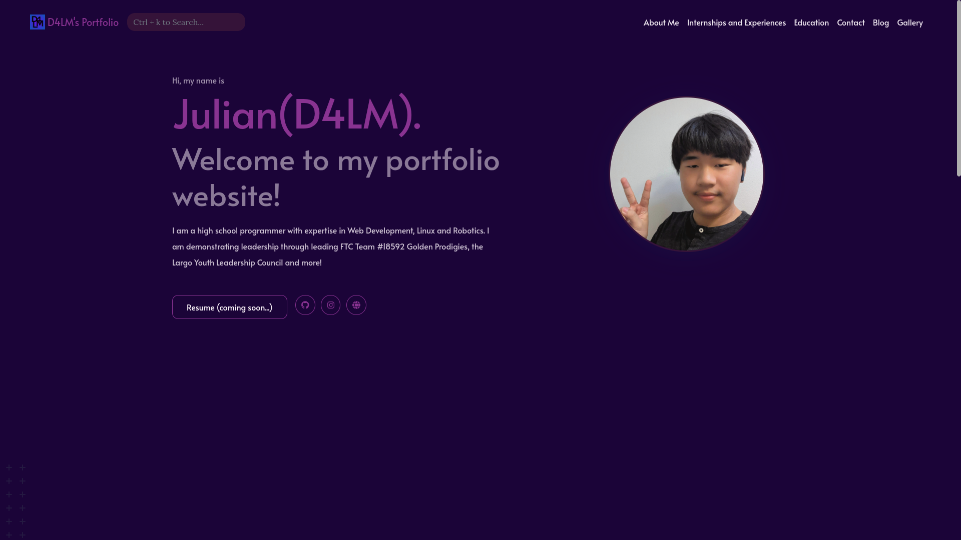 Portfolio Website V2